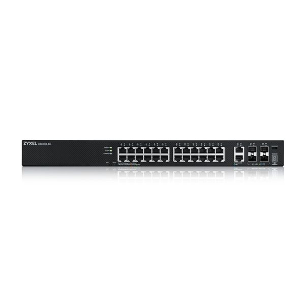Zyxel XGS2220-30 Managed L3 Gigabit Ethernet (10/100/1000) Zwart (XGS2220-30-EU0101F)