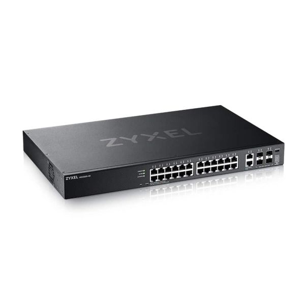 Zyxel XGS2220-30 Managed L3 Gigabit Ethernet (10/100/1000) Zwart (XGS2220-30-EU0101F)