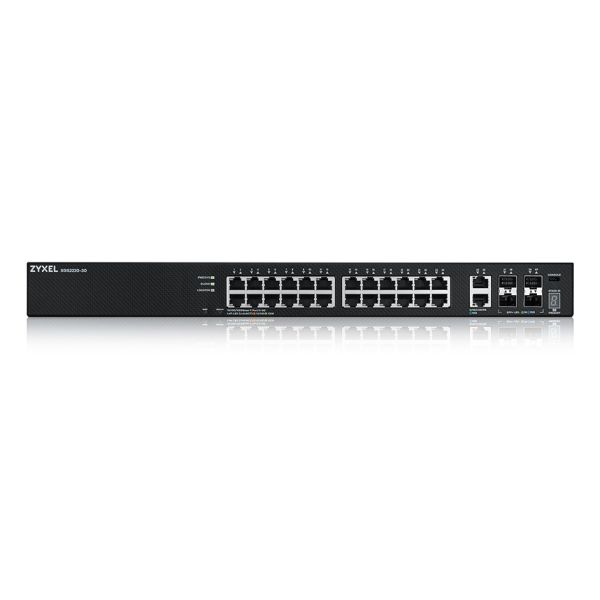 Zyxel XGS2220-30 Managed L3 Gigabit Ethernet (10/100/1000) Zwart (XGS2220-30-EU0101F)