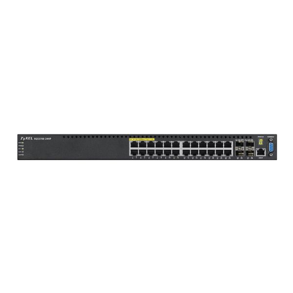 Zyxel XGS3700-24HP Managed L2+ Power over Ethernet (PoE) Zwart (XGS3700-24HP-ZZ0101F)