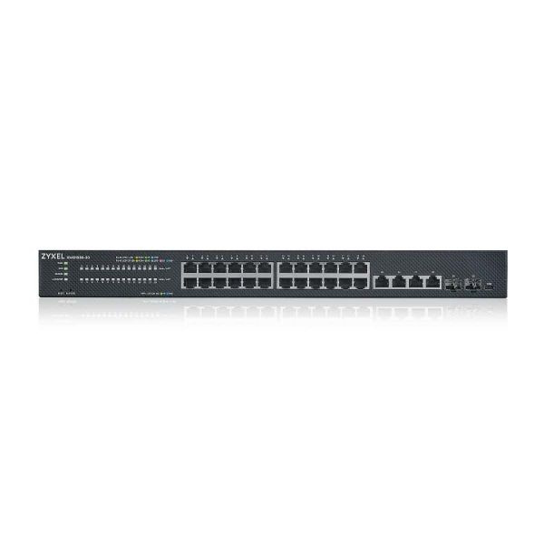Zyxel XMG1930-30 Managed L3 2.5G Ethernet (100/1000/2500) Zwart (XMG1930-30-ZZ0101F)