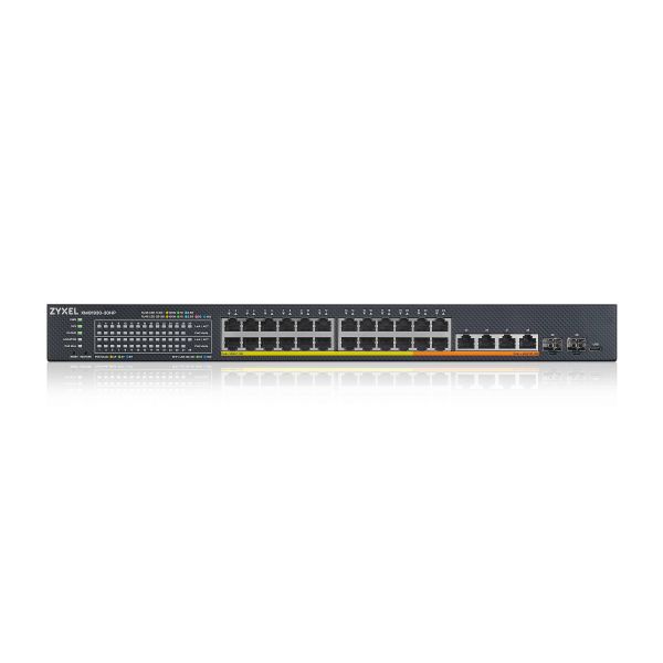 Zyxel XMG1930-30HP Managed L3 2.5G Ethernet (100/1000/2500) Power over Ethernet (PoE) 1U Zwart (XMG1930-30HP-ZZ0101F)