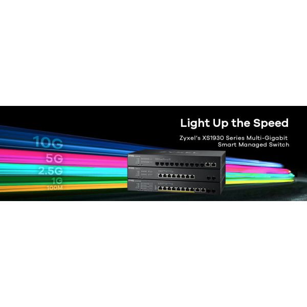 Zyxel XS1930-10-ZZ0101F netwerk-switch Managed L3 10G Ethernet (100/1000/10000) Zwart (XS1930-10-ZZ0101F)
