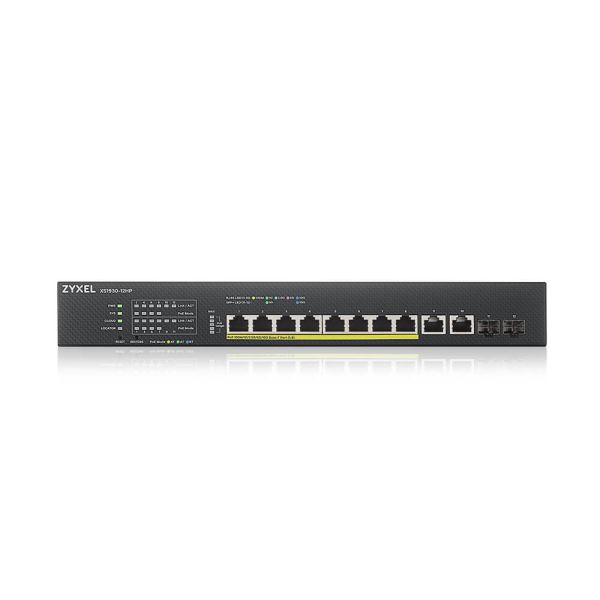 Zyxel XS1930-12HP-ZZ0101F netwerk-switch Managed L3 10G Ethernet (100/1000/10000) Power over Ethernet (PoE) Zwart (XS1930-12HP-ZZ0101F)