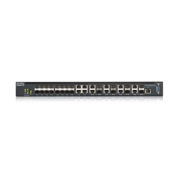 Zyxel XS3800-28 Managed L2+ 10G Ethernet (100/1000/10000) Zwart (XS3800-28-ZZ0101F)