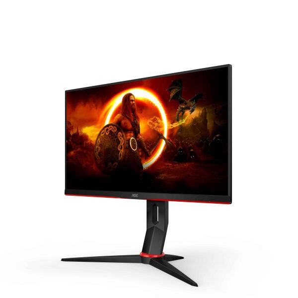 AOC G2 Q24G2A/BK computer monitor 60,5 cm (23.8") 2560 x 1440 Pixels Zwart, Rood (Q24G2A/BK)