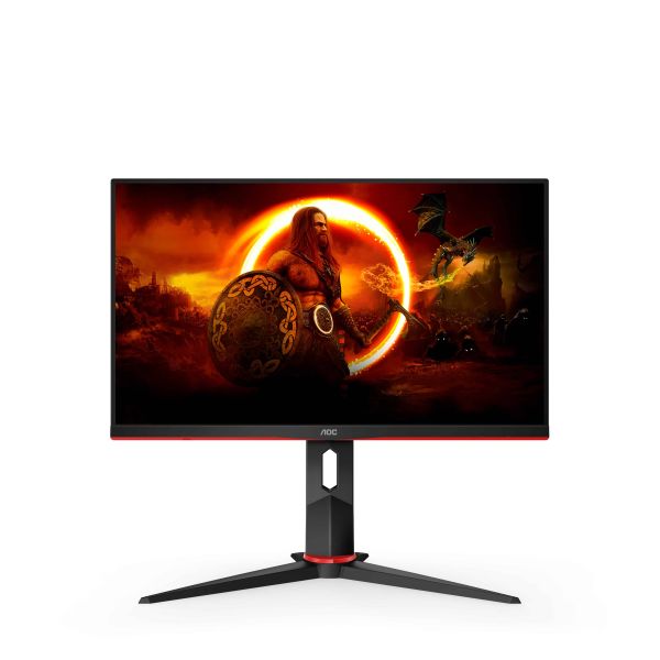 AOC G2 Q24G2A/BK computer monitor 60,5 cm (23.8") 2560 x 1440 Pixels Zwart, Rood (Q24G2A/BK)
