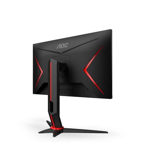 AOC G2 Q24G2A/BK computer monitor 60,5 cm (23.8") 2560 x 1440 Pixels Zwart, Rood (Q24G2A/BK)