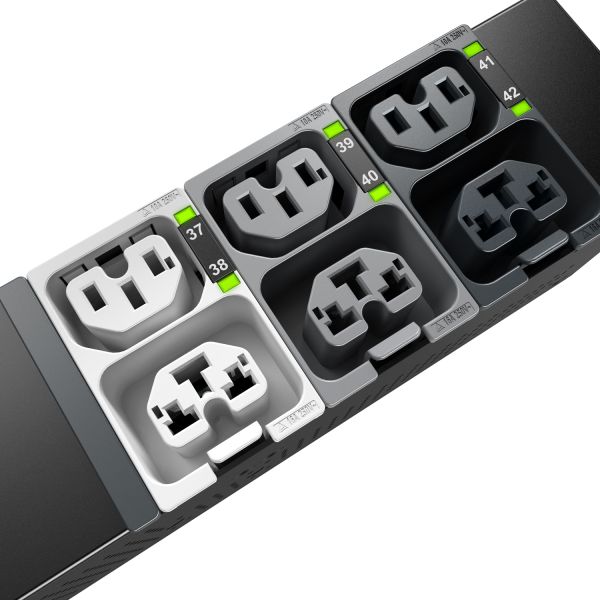APC APDU10150SM - Switched & Metered-by-Outlet, 0U, 32A, 230V, 20x C13/15 + 20x C13/15/19/21, IEC309 32A stekker (APDU10150SM)