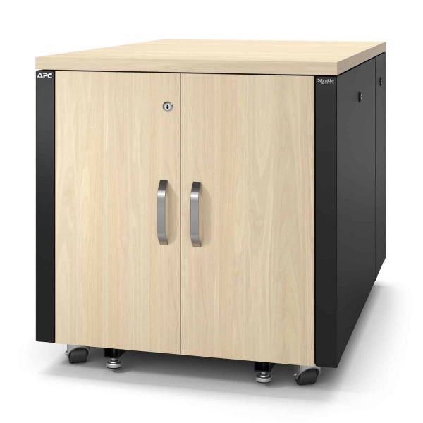 APC AR4012A rack 12U Vrijstaande rek Zwart, Esdoornkleur (AR4012A)