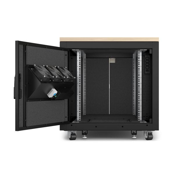 APC AR4012A rack 12U Vrijstaande rek Zwart, Esdoornkleur (AR4012A)