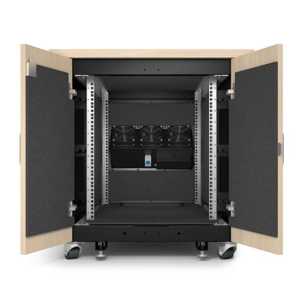 APC AR4012A rack 12U Vrijstaande rek Zwart, Esdoornkleur (AR4012A)