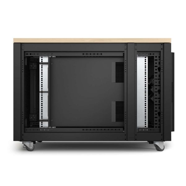 APC AR4012A rack 12U Vrijstaande rek Zwart, Esdoornkleur (AR4012A)