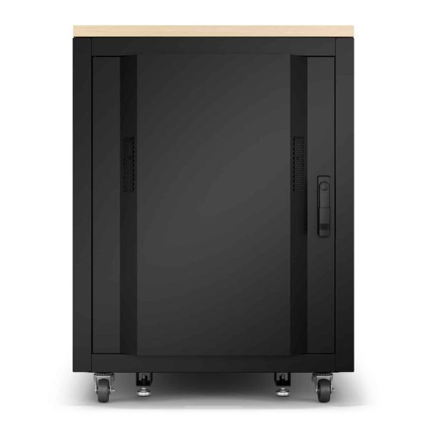 APC AR4017IA rack 17U Vrijstaande rek Esdoornkleur, Zwart (AR4017IA)