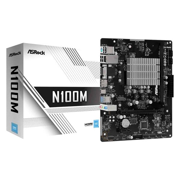 Asrock N100M NA (geïntegreerde CPU) micro ATX (90-MXBK80-A0UAYZ)