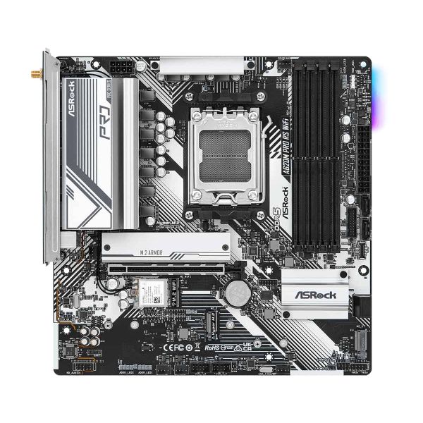 Asrock A620M Pro RS WiFi AMD A620 Socket AM5 micro ATX (90-MXBLX0-A0UAYZ)