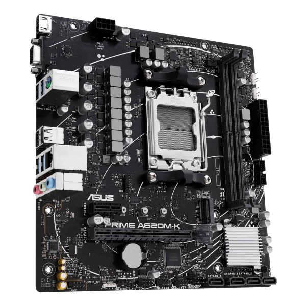 ASUS PRIME A620M-K AMD A620 Socket AM5 micro ATX (90MB1F40-M0EAY0)