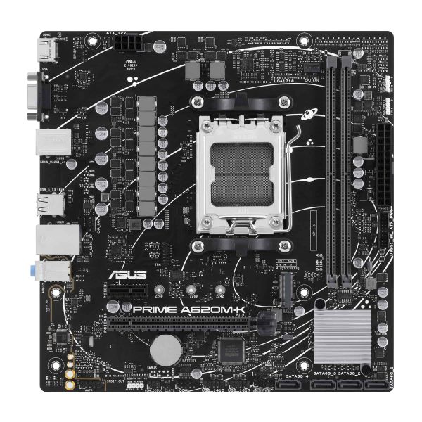ASUS PRIME A620M-K AMD A620 Socket AM5 micro ATX (90MB1F40-M0EAY0) ASUS PRIME A620M-K AMD A620 Socket AM5 micro ATX (90MB1F40-M0EAY0)