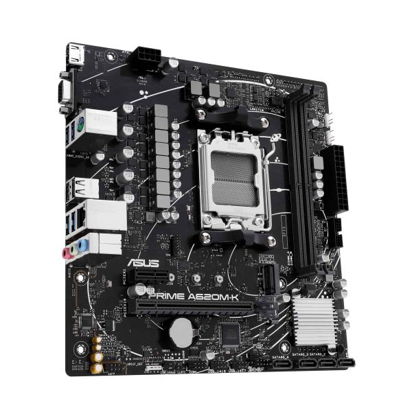 ASUS PRIME A620M-K AMD A620 Socket AM5 micro ATX (90MB1F40-M0EAY0)