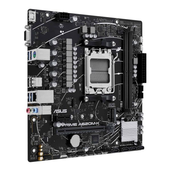 ASUS PRIME A620M-K AMD A620 Socket AM5 micro ATX (90MB1F40-M0EAY0)