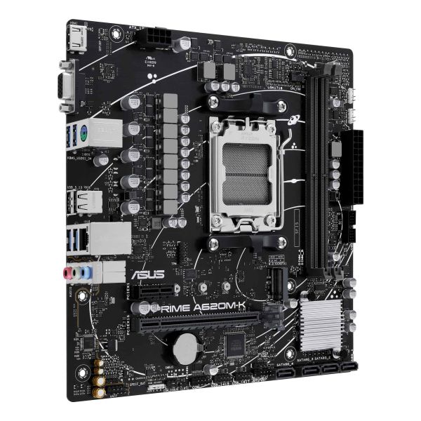 ASUS PRIME A620M-K AMD A620 Socket AM5 micro ATX (90MB1F40-M0EAY0)