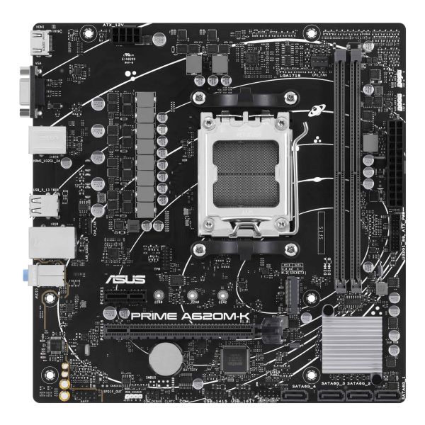 ASUS PRIME A620M-K AMD A620 Socket AM5 micro ATX (90MB1F40-M0EAY0)