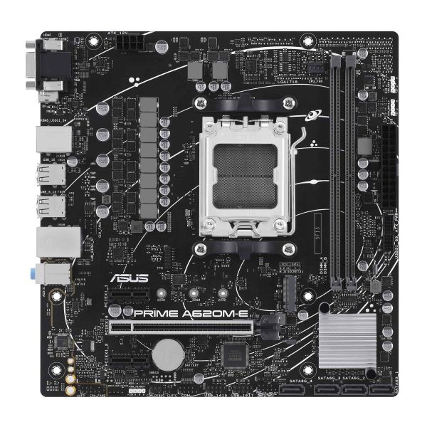 ASUS PRIME A620M-E-CSM AMD A620 Socket AM5 micro ATX (90MB1F50-M0EAYC)