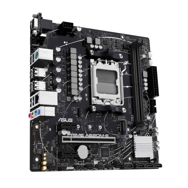 ASUS PRIME A620M-E-CSM AMD A620 Socket AM5 micro ATX (90MB1F50-M0EAYC)