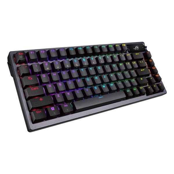 ASUS ROG Azoth toetsenbord Gamen USB + RF Wireless + Bluetooth Zwart (90MP0316-BKUA01)
