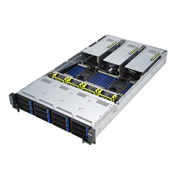 ASUS RS720-E11-RS12U Intel C741 Rack (2U) Zwart, Staal (90SF01Z1-M00180)