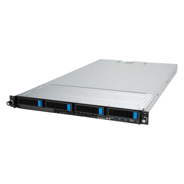 ASUS RS500A-E12-RS4U Socket SP5 Rack (1U) Zwart, Zilver (90SF02J1-M000R0)