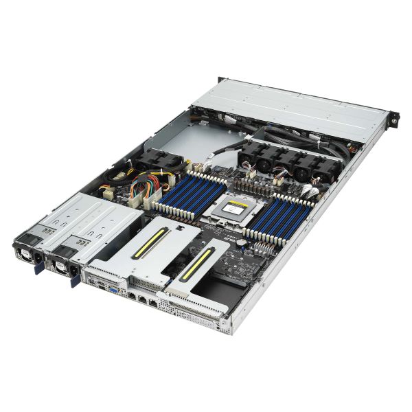 ASUS RS500A-E12-RS4U Socket SP5 Rack (1U) Zwart, Zilver (90SF02J1-M000R0)