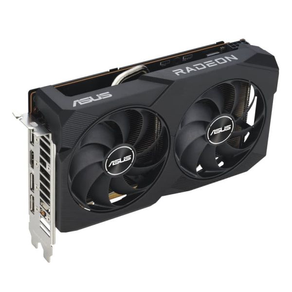 ASUS Dual -RX7600-O8G-V2 AMD Radeon RX 7600 8 GB GDDR6 (90YV0IH2-M0NA00)