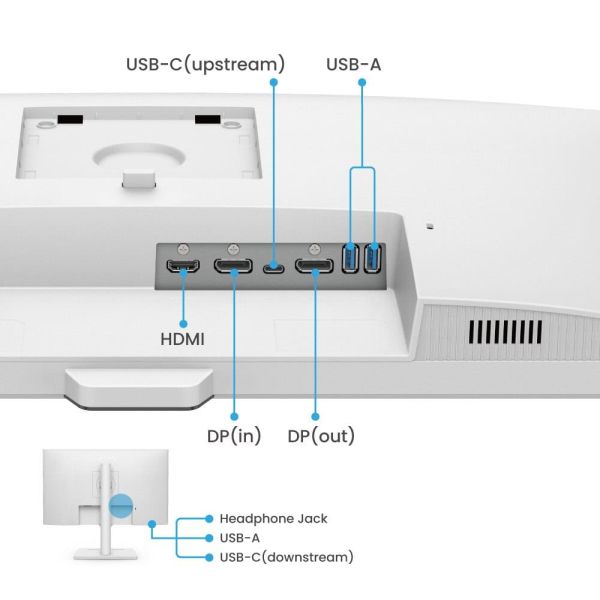 BenQ GW3290QT computer monitor 68,6 cm (27") 2560 x 1440 Pixels Quad HD LED Wit (9H.LLGLA.TBE)