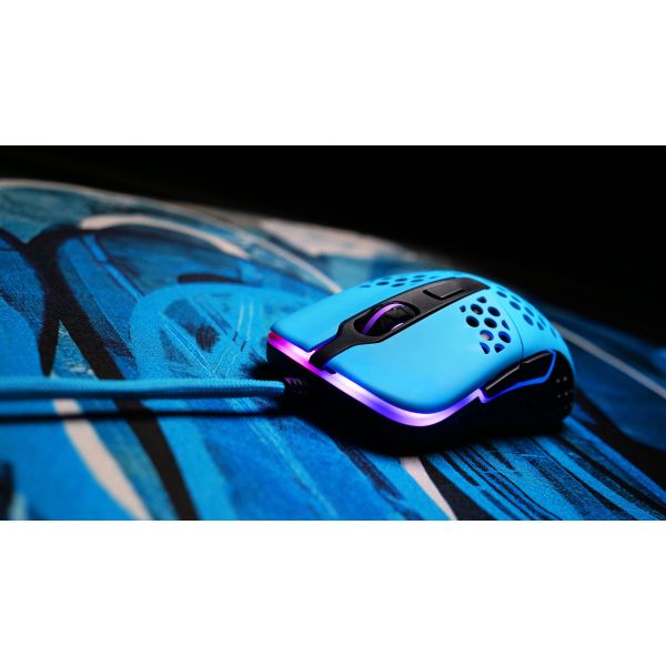 Xtrfy M42 muis Ambidextrous USB Type-A Optisch 16000 DPI (M42-RGB-BLUE)