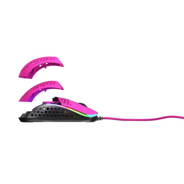 Xtrfy M42 RGB muis Ambidextrous USB Type-A Optisch 16000 DPI (M42-RGB-PINK)