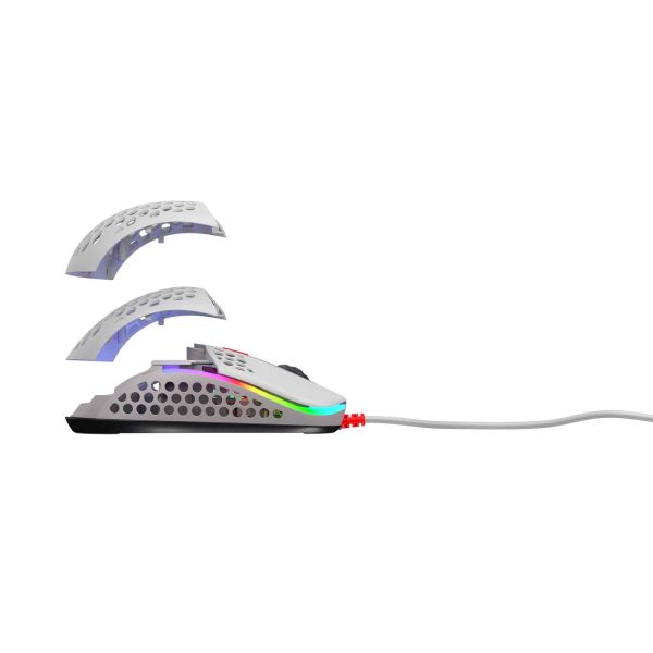 Xtrfy M42 muis Ambidextrous USB Type-A Optisch 16000 DPI (M42-RGB-RETRO)