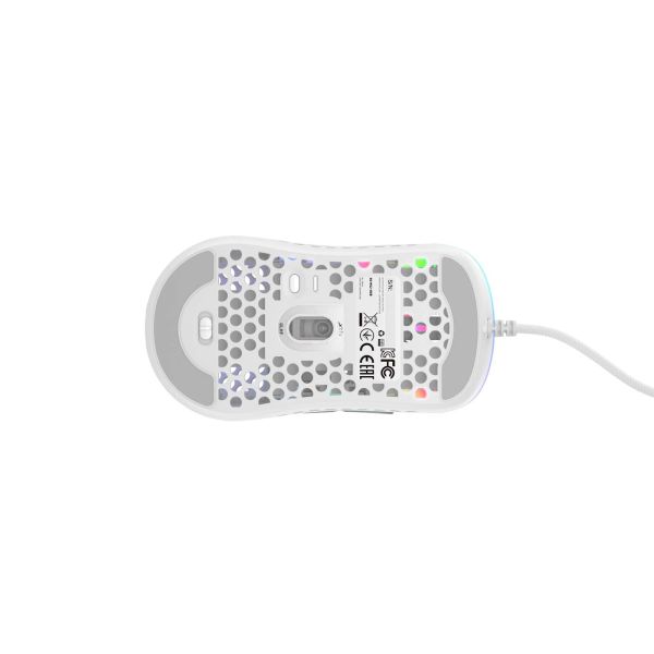 Xtrfy M42 muis Ambidextrous USB Type-A Optisch 16000 DPI (M42-RGB-WHITE)
