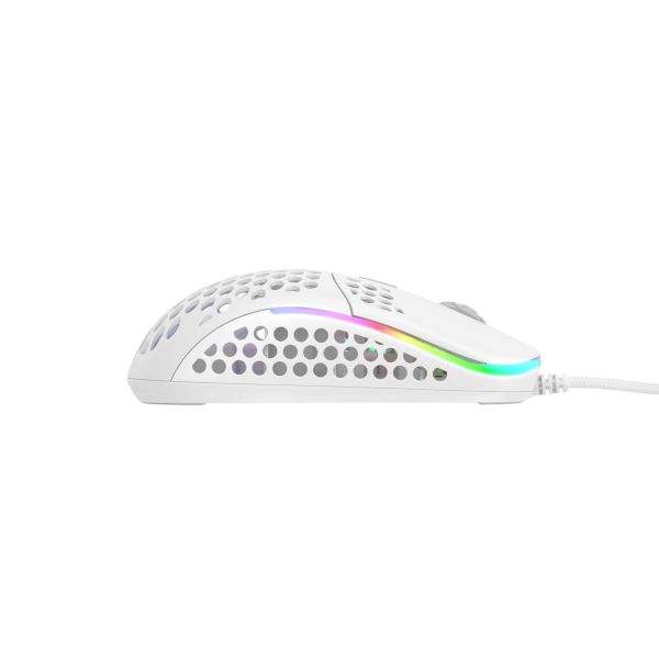 Xtrfy M42 muis Ambidextrous USB Type-A Optisch 16000 DPI (M42-RGB-WHITE)