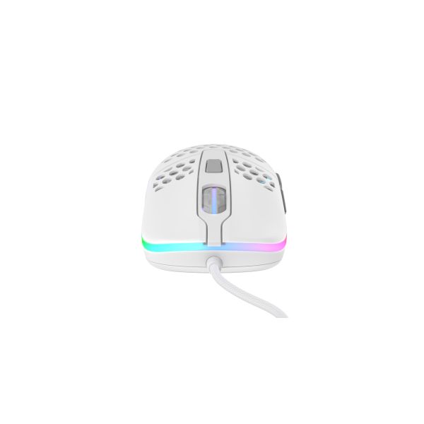 Xtrfy M42 muis Ambidextrous USB Type-A Optisch 16000 DPI (M42-RGB-WHITE)