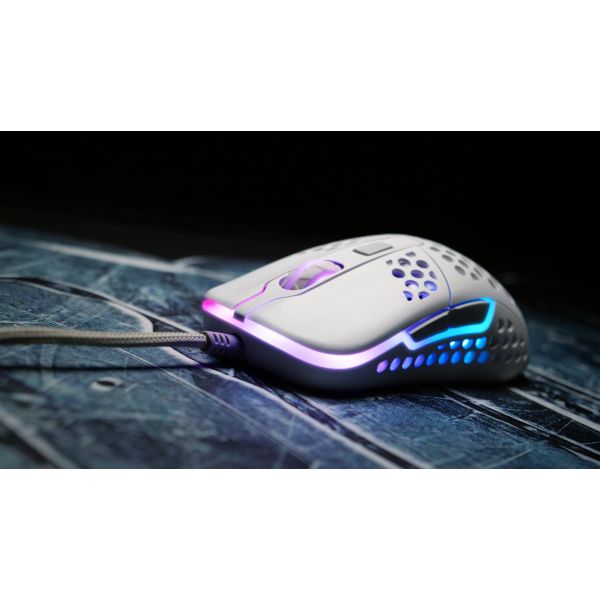 Xtrfy M42 muis Ambidextrous USB Type-A Optisch 16000 DPI (M42-RGB-WHITE)