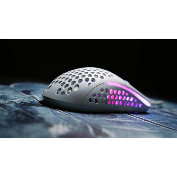 Xtrfy M42 muis Ambidextrous USB Type-A Optisch 16000 DPI (M42-RGB-WHITE)