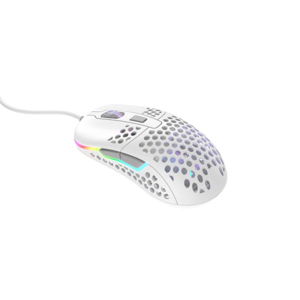 Xtrfy M42 muis Ambidextrous USB Type-A Optisch 16000 DPI (M42-RGB-WHITE)