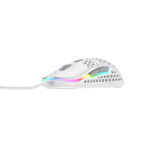 Xtrfy M42 muis Ambidextrous USB Type-A Optisch 16000 DPI (M42-RGB-WHITE)