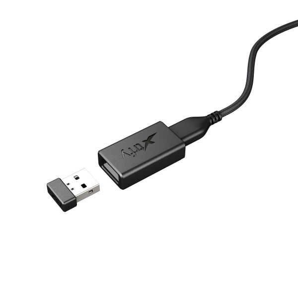 Xtrfy M42 RGB muis Ambidextrous RF Wireless + USB Type-C Optisch 19000 DPI (M42W-RGB-BLACK)