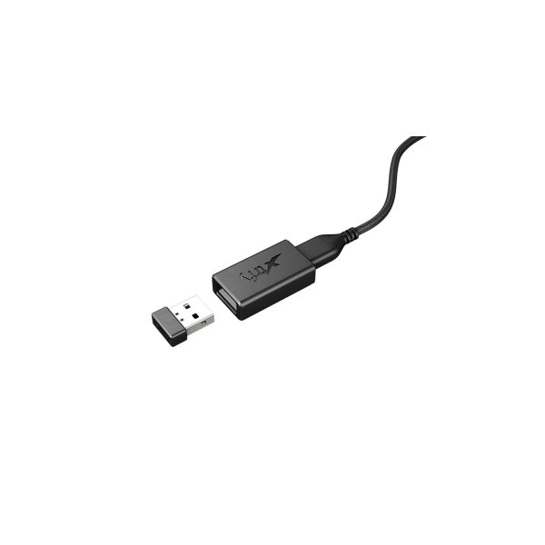 Xtrfy M42 RGB muis Ambidextrous RF Wireless + USB Type-C Optisch 19000 DPI (M42W-RGB-BLACK)