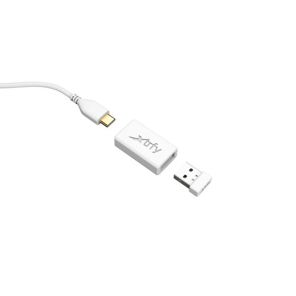 Xtrfy M42 RGB muis Ambidextrous RF Wireless + USB Type-C Optisch 19000 DPI (M42W-RGB-WHITE)