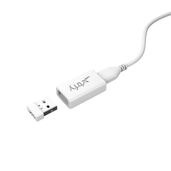 Xtrfy M42 RGB muis Ambidextrous RF Wireless + USB Type-C Optisch 19000 DPI (M42W-RGB-WHITE)