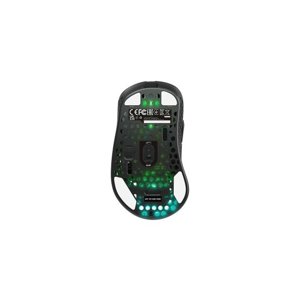 Xtrfy M4 RGB muis Rechtshandig RF Wireless + USB Type-C Optisch 19000 DPI (M4W-RGB-BLACK)