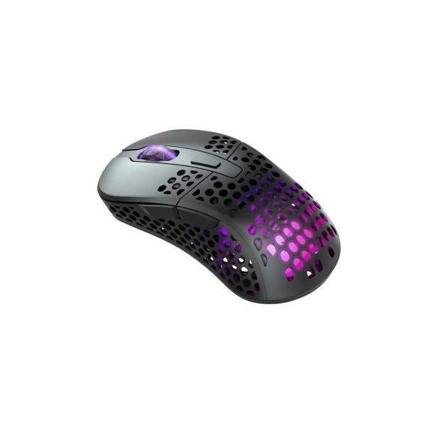 Xtrfy M4 RGB muis Rechtshandig RF Wireless + USB Type-C Optisch 19000 DPI (M4W-RGB-BLACK)